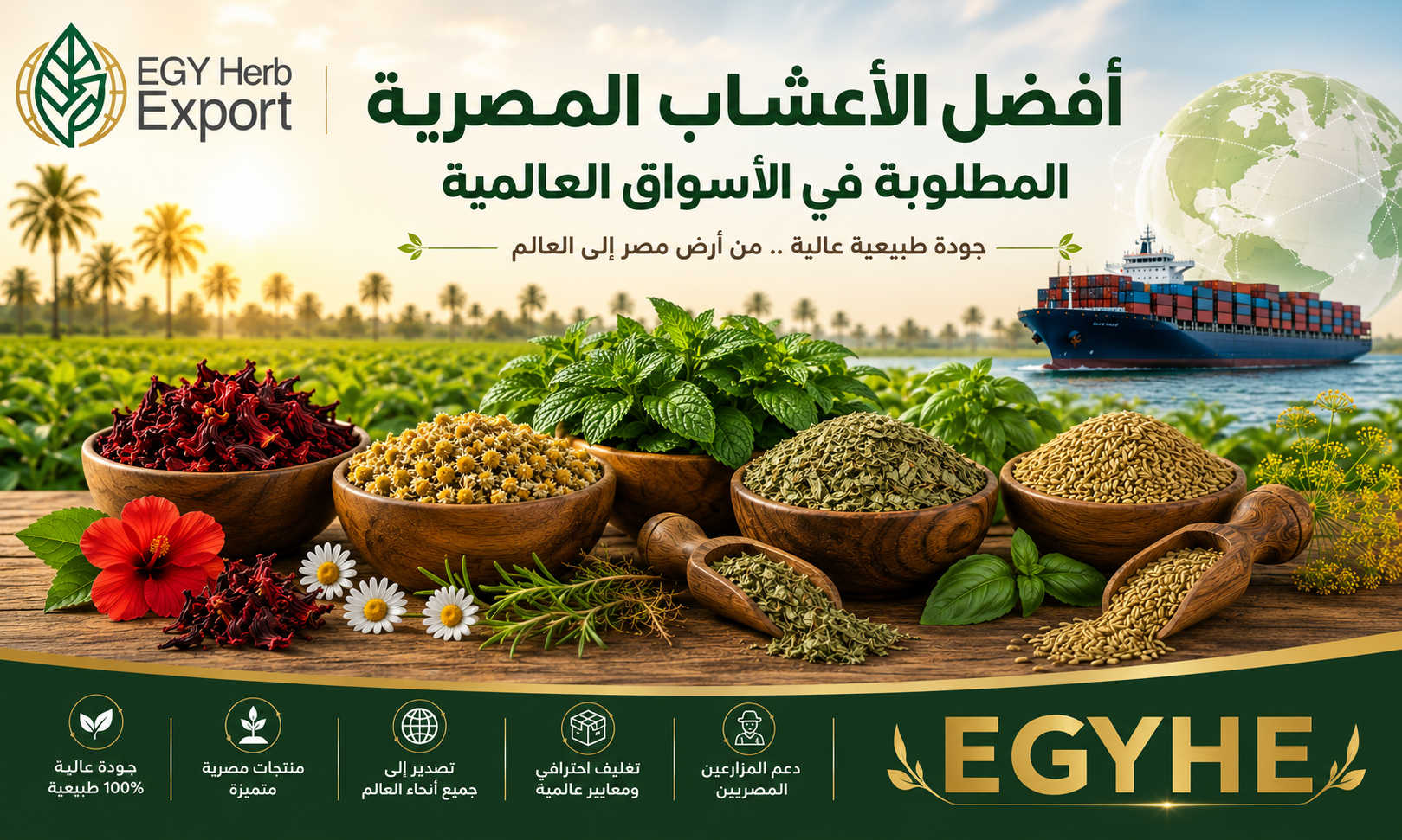 Best Egyptian Herbs in High Demand in Global Markets