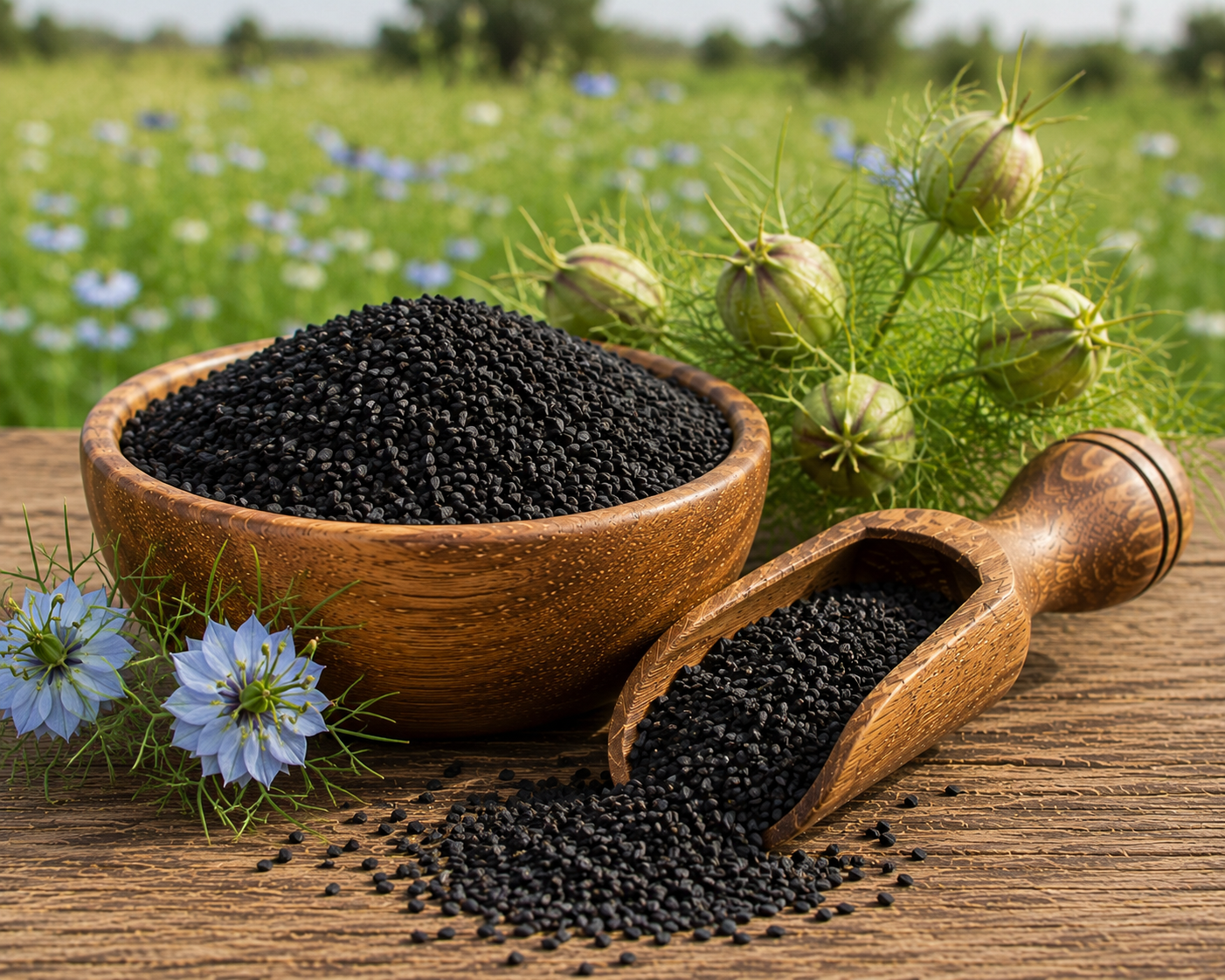 Egyptian black seeds nigella sativa bulk export supplier FOB Cairo