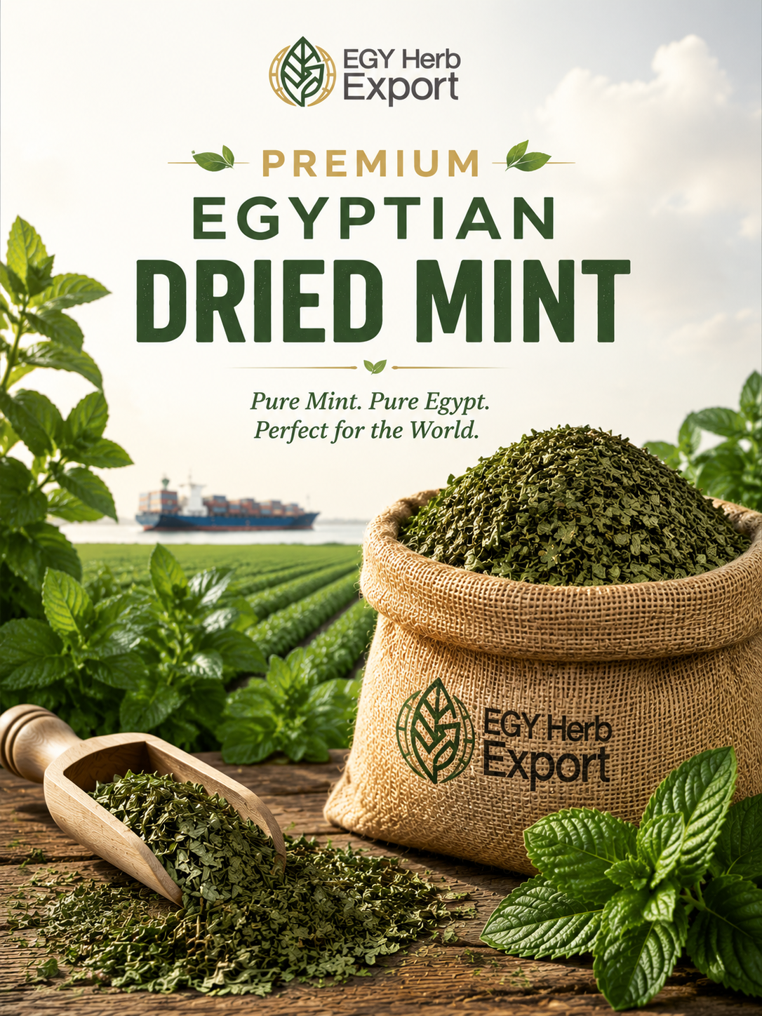Premium Egyptian Dried Mint