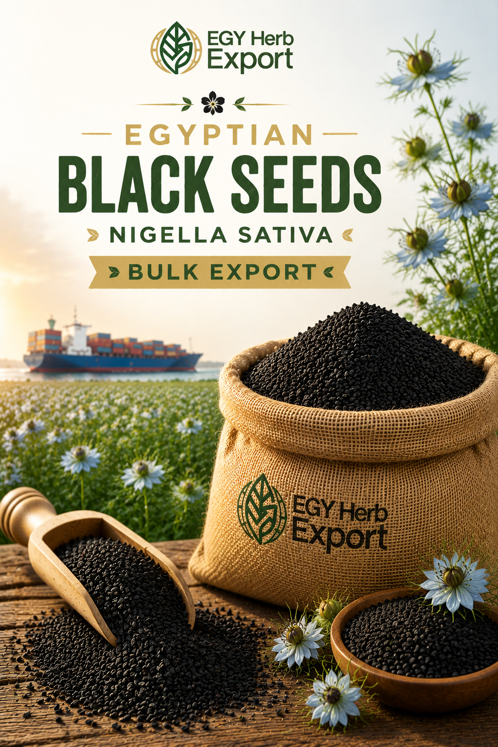 Egyptian Black Seeds Nigella Sativa Bulk Export