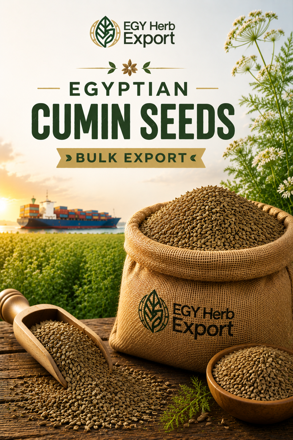 Egyptian Cumin Seeds Bulk Export