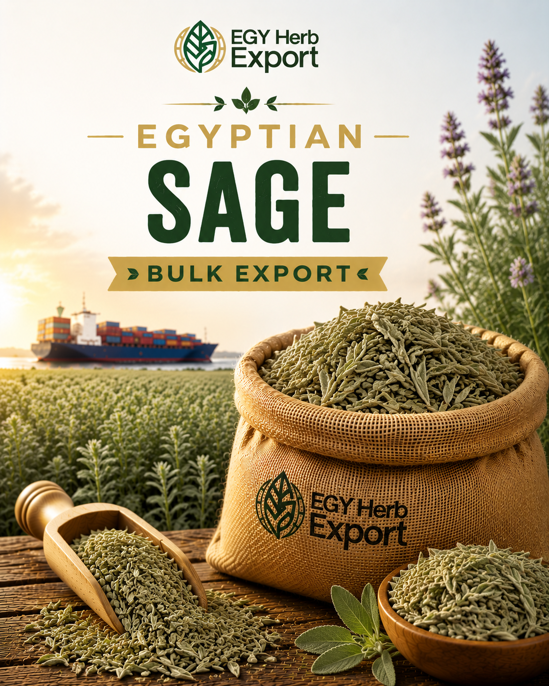 Egyptian Sage Bulk Export
