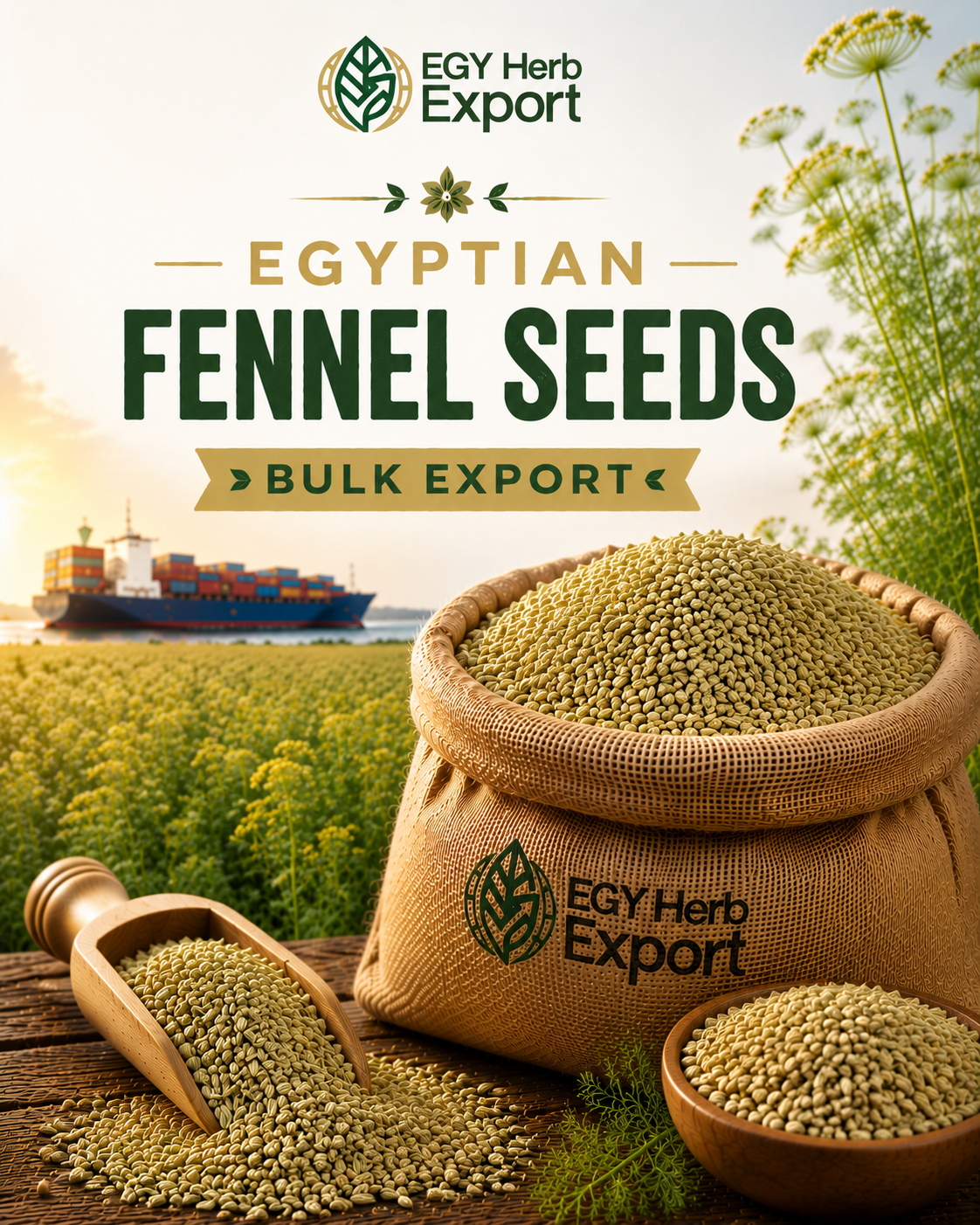 Egyptian Fennel Seeds Bulk Export