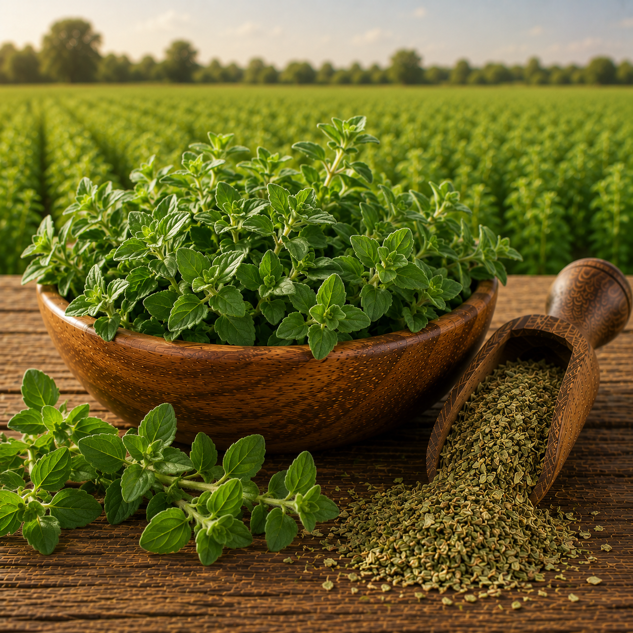 Egyptian dried oregano bulk export — high carvacrol Origanum vulgare from Nile Delta and Mediterranean farms
