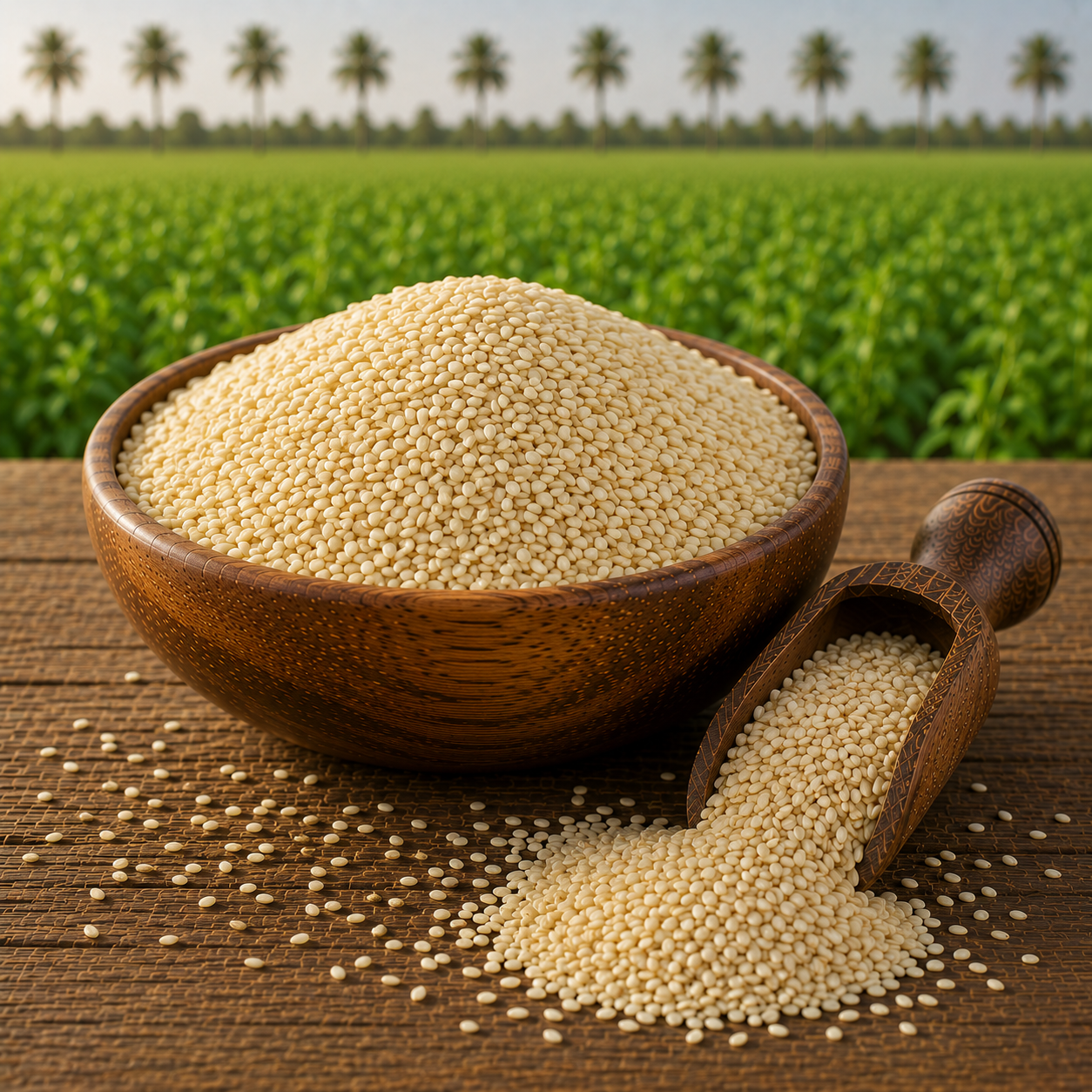 Egyptian white sesame seeds bulk export — high oil content Sesamum indicum from Upper Egypt farms