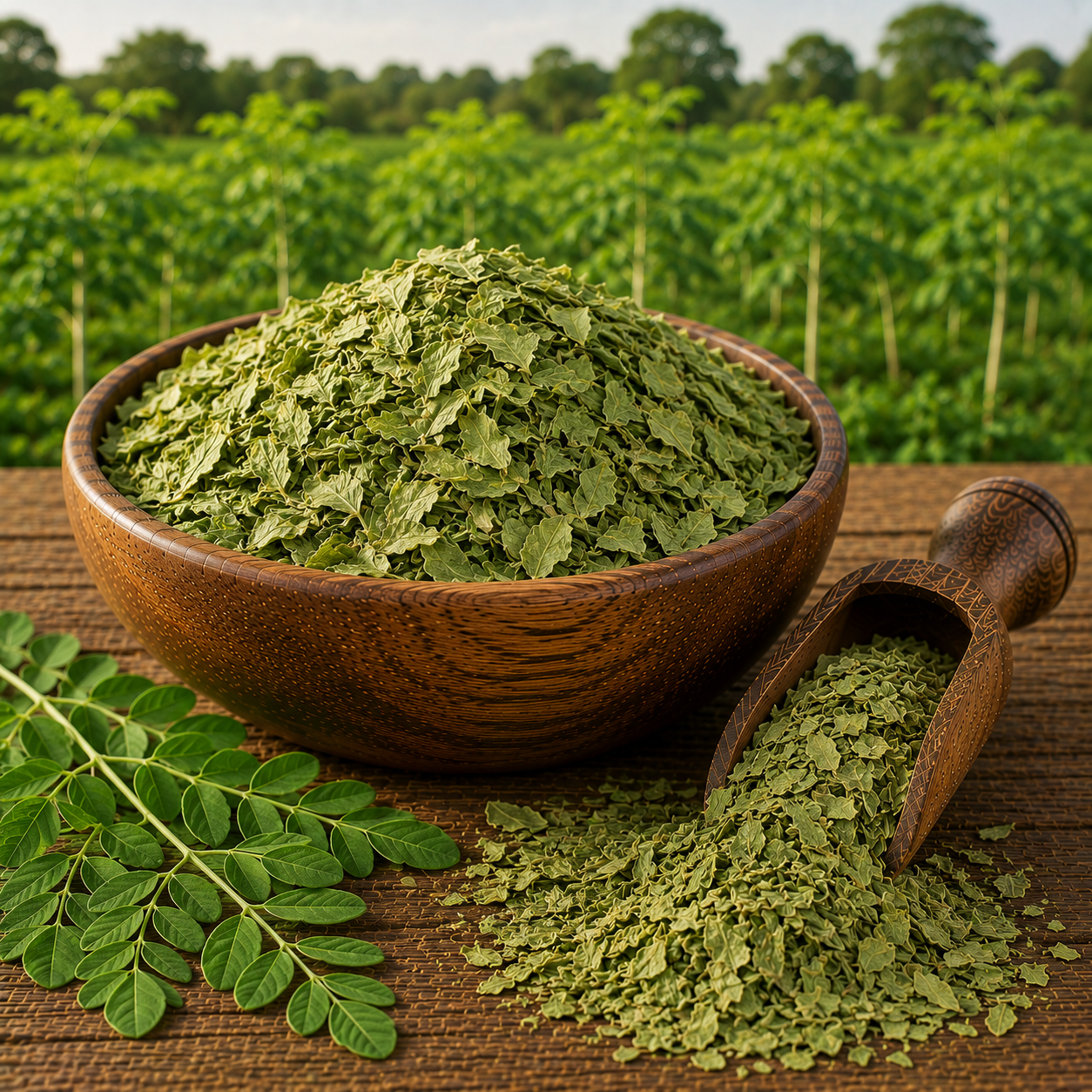 Egyptian moringa leaves and powder bulk export — nutrient-rich Moringa oleifera from Aswan Upper Egypt farms