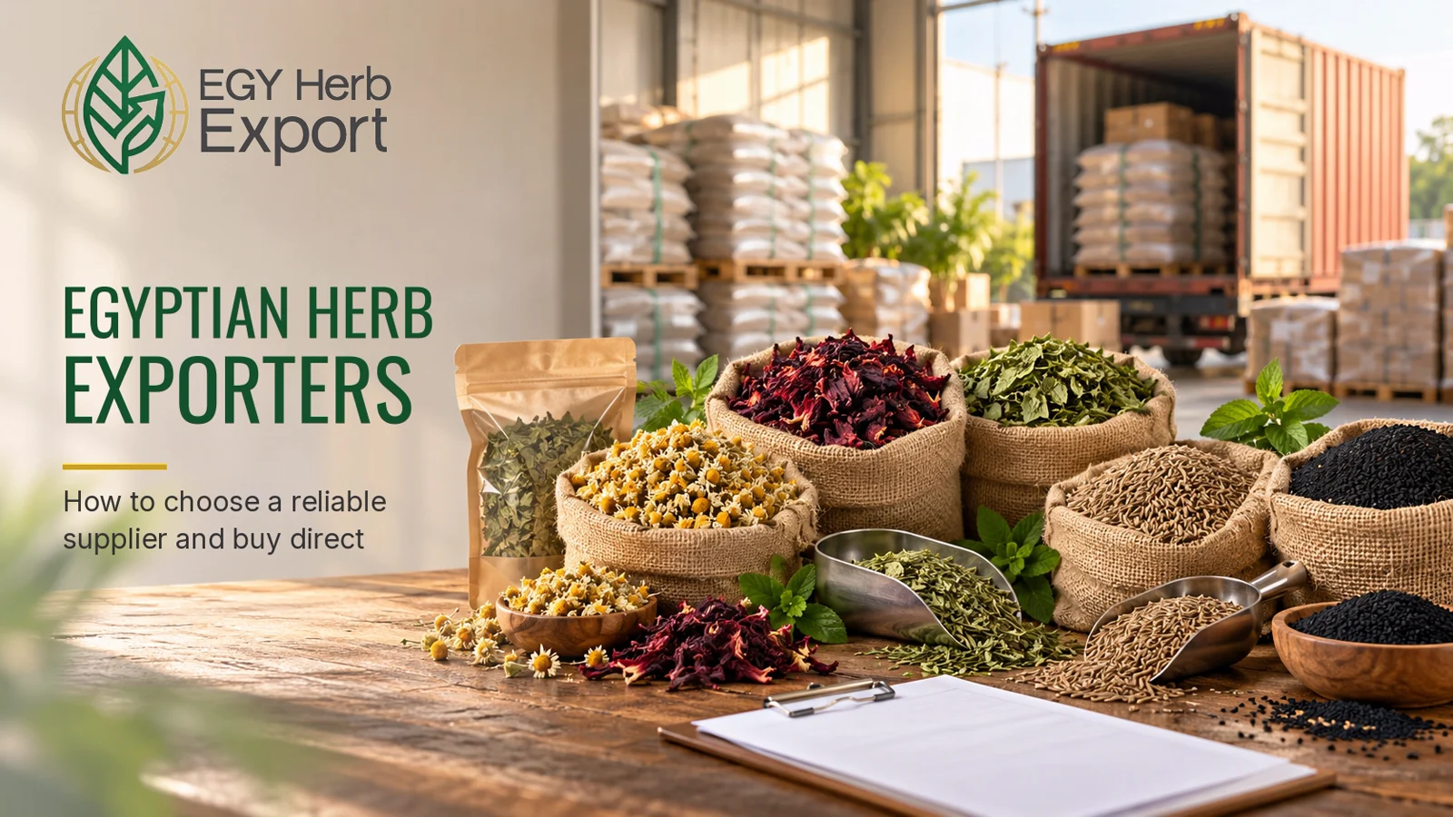 Egyptian Herb Exporters: How to Choose a Reliable Supplier and Buy Direct