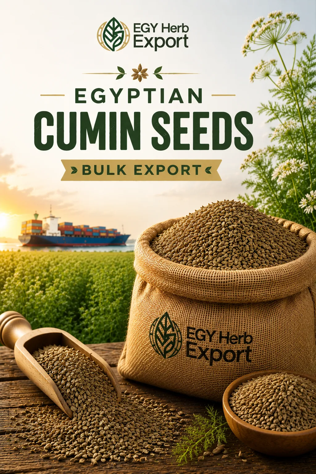 Egyptian Cumin Seeds Bulk Export