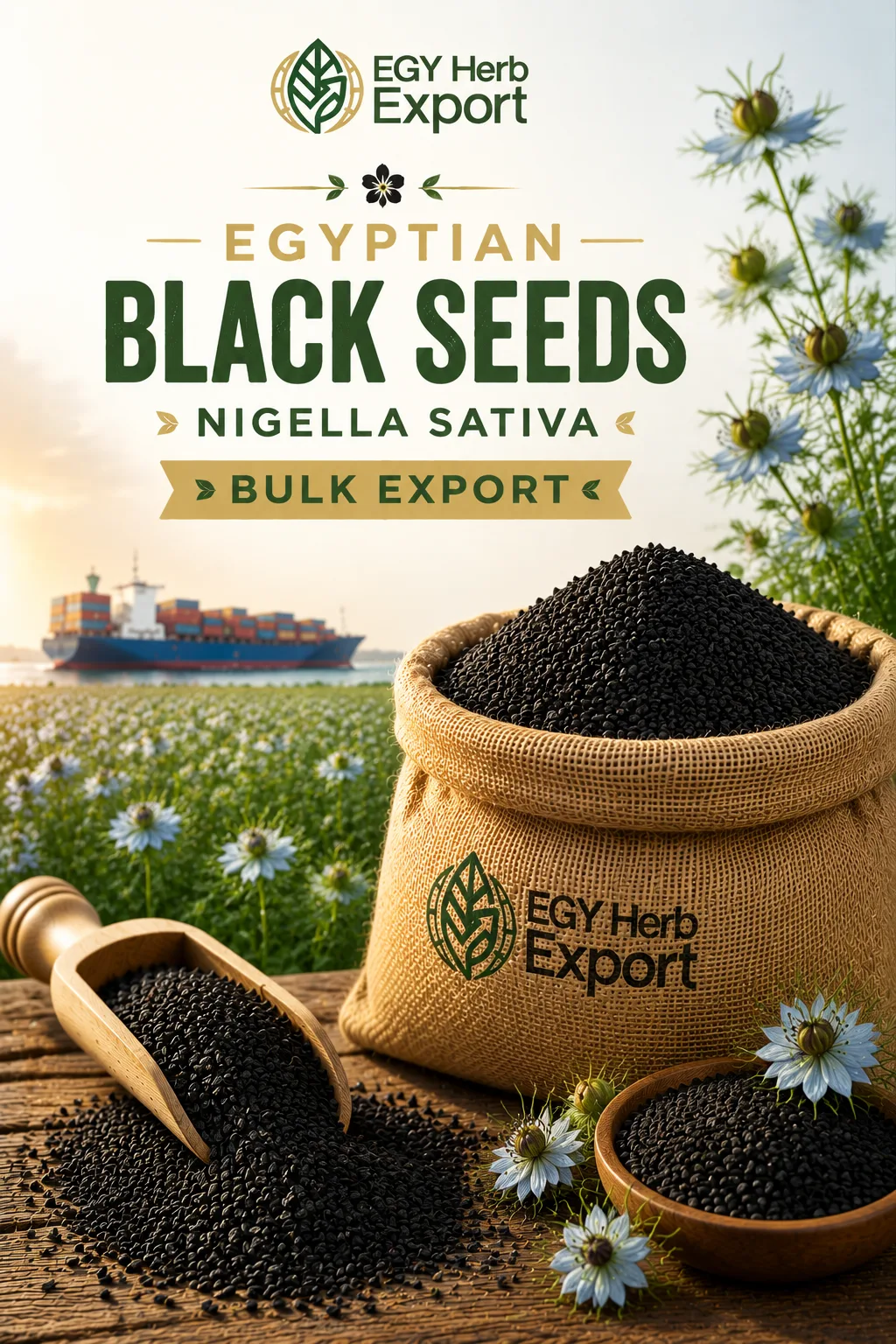 Egyptian Black Seeds Nigella Sativa Bulk Export