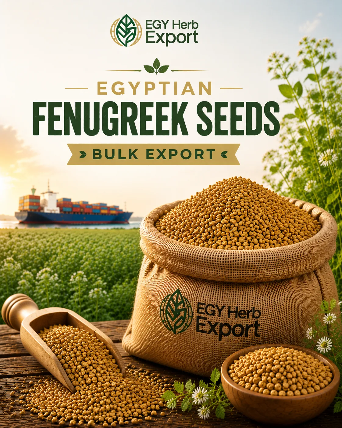 Egyptian Fenugreek Seeds Bulk Export