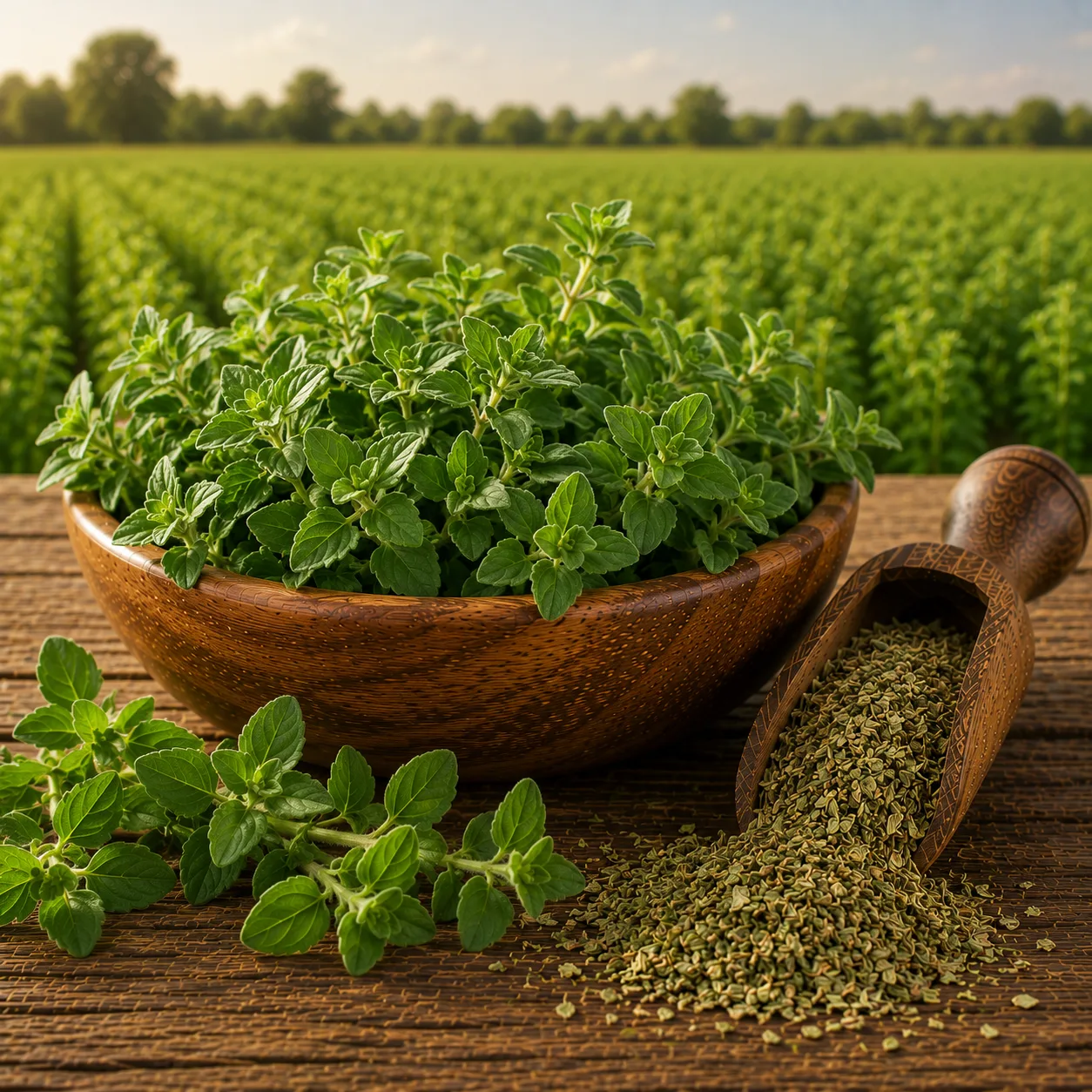Egyptian dried oregano bulk export — high carvacrol Origanum vulgare from Nile Delta and Mediterranean farms
