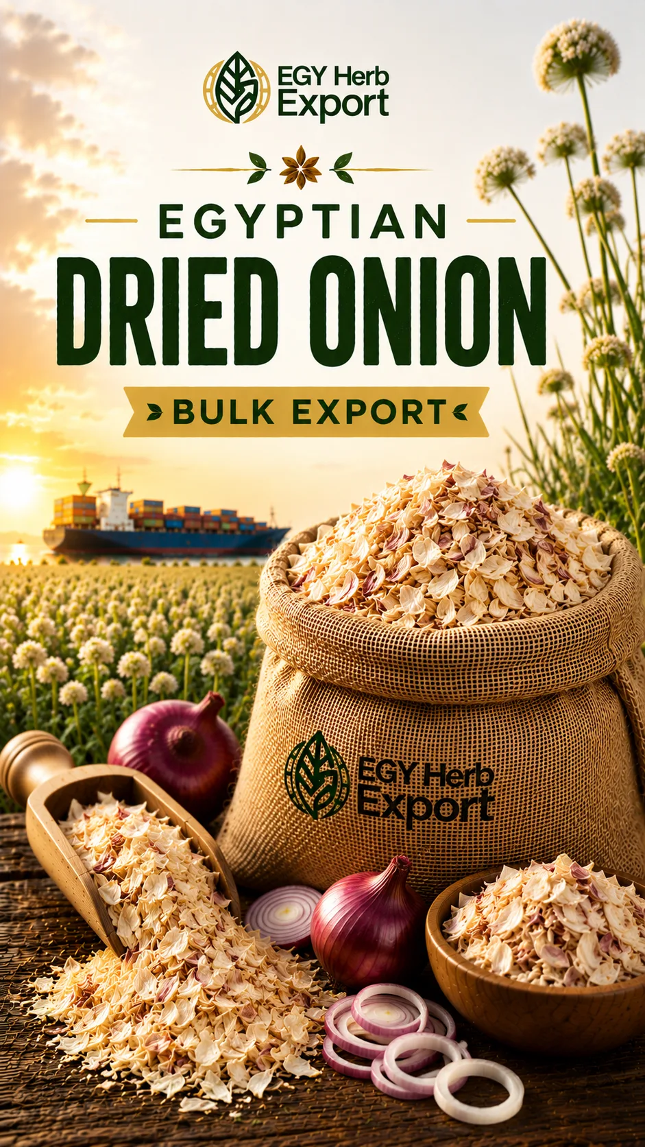 Egyptian Dried Onion Bulk Export