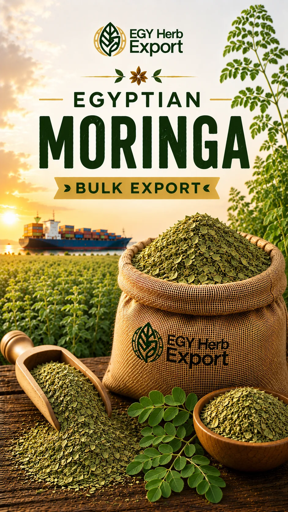 Egyptian Moringa Bulk Export